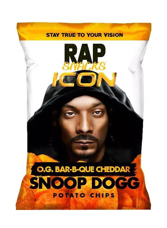 

Rap Snacks Snoop Dogg Cheddar Barbeque Potato Chips, 71g