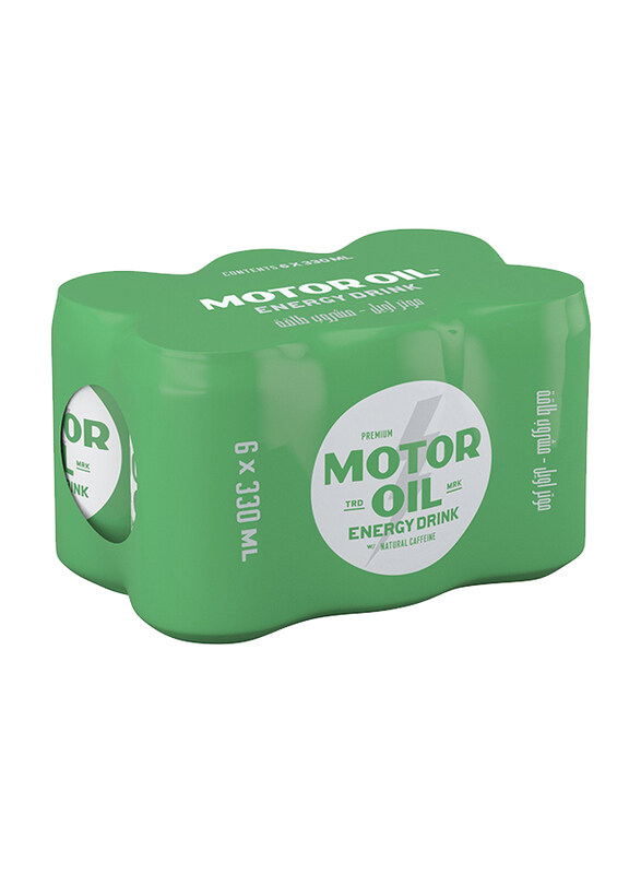 

Motor Oil Premium Energy Drink with Natural Caffeine, 6 x 330ml Case