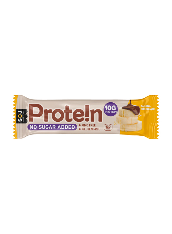 SOJ Protein Bar, 40gm, Banana Chocolate