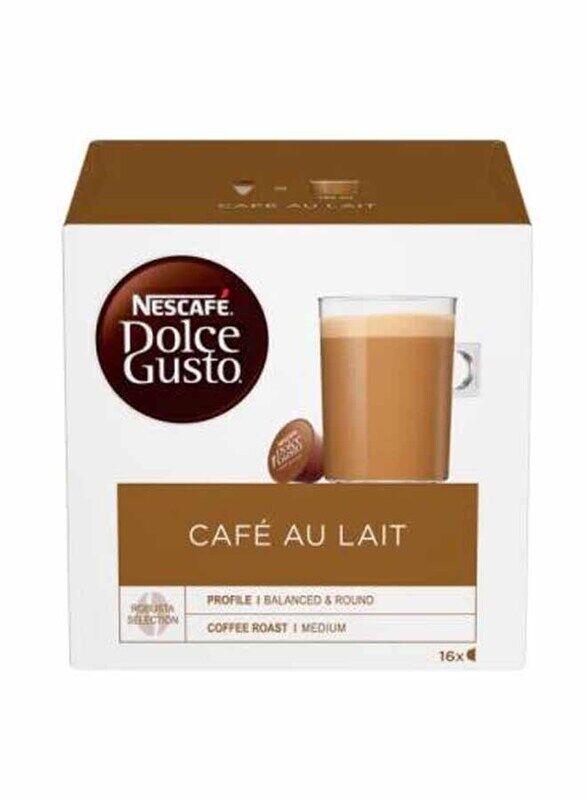 

Nescafe Dolce Gusto Cafe Au Lait Coffee, 16 Capsules, 160g