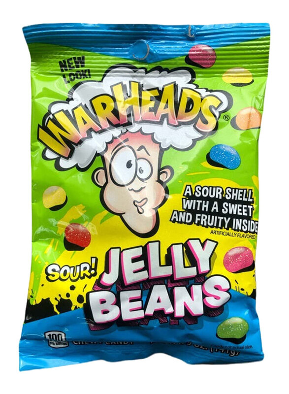 

Warheads Sour Jelly Beans, 141g