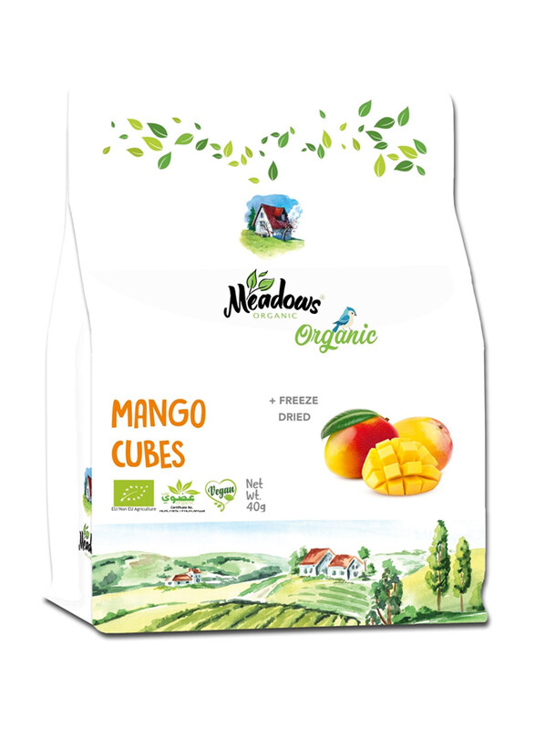 

Meadows Freeze Dried Mango Cubes, 40g