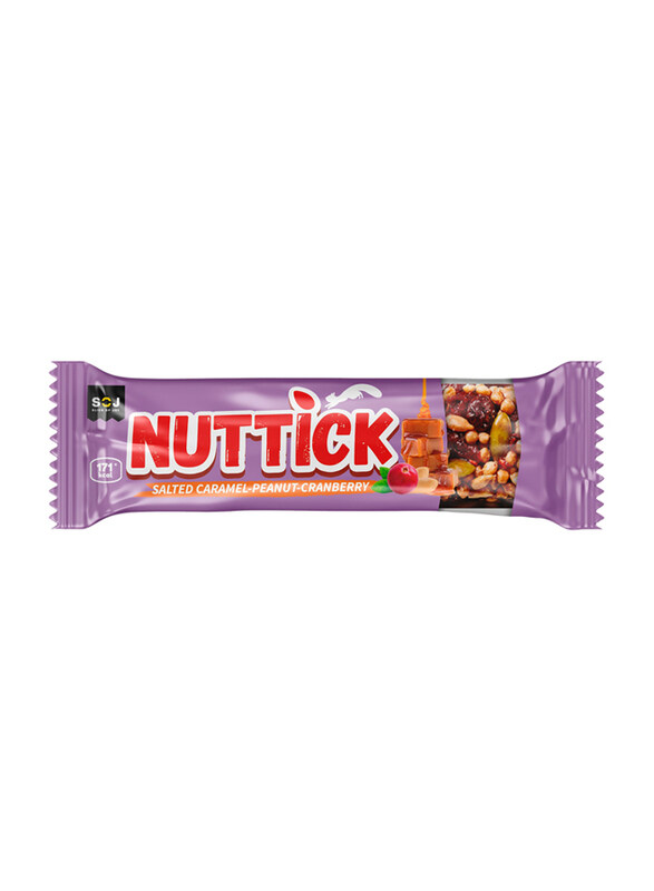 

SOJ Nuttick Bar with Peanuts & Cranberry, 35g