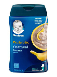 Gerber 2nd Foods Probiotic Oatmeal & Banana Cereal, 227g