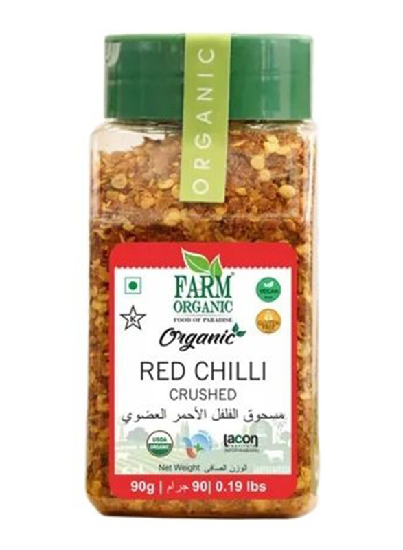 

Farm Organic Gluten Free Red Chili Flakes, 45g