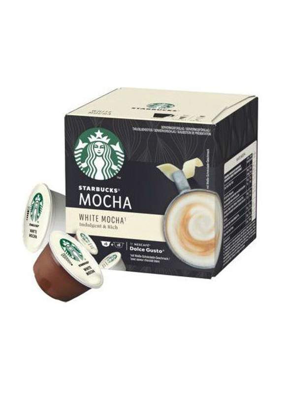 

Nescafe Dolce Gusto Starbucks White Mocha Coffee Pods, 12 Pods x 123g