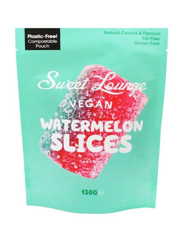 

Sweet Lounge Vegan Fizzy Watermelon Slices Pouch, 130g
