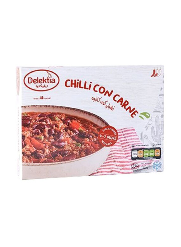 

Delektia Chilli Con Carne Frozen Meal, 500g