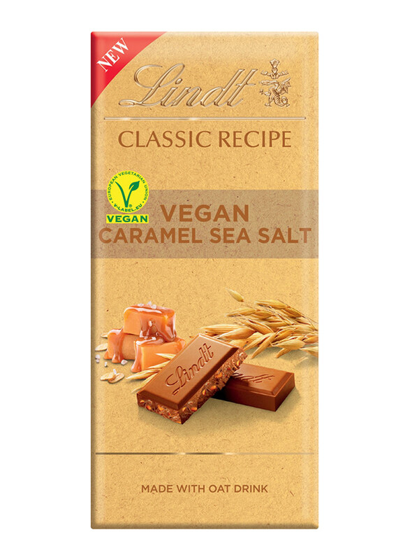 

Lindt Classic Recipe Bar Vegan Caramel Sea Salt, 100g