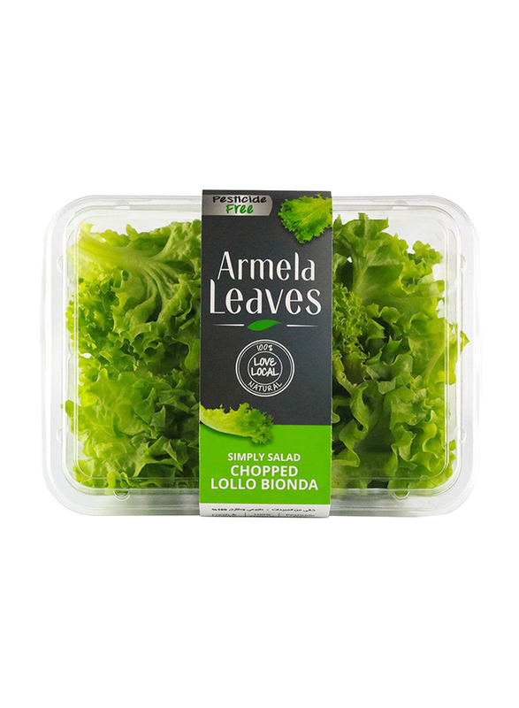 Armela Leaves Chopped Lollo Bionda Lettuce UAE, 100g