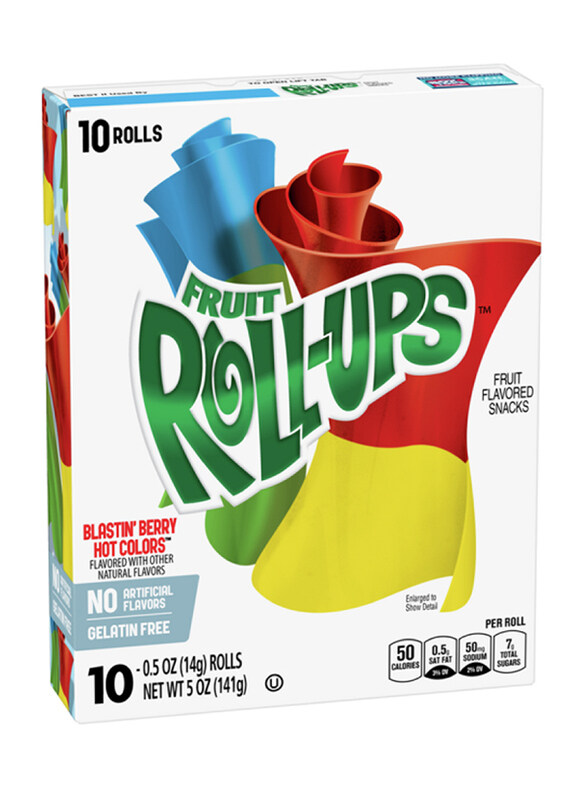 

Betty Crocker Fruit Rollups Blastin Berry Hot Colours, 10 x 141g