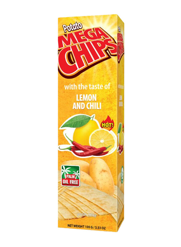 

Mega Chips Potato with The Taste of Lemon & Chilli, 100g