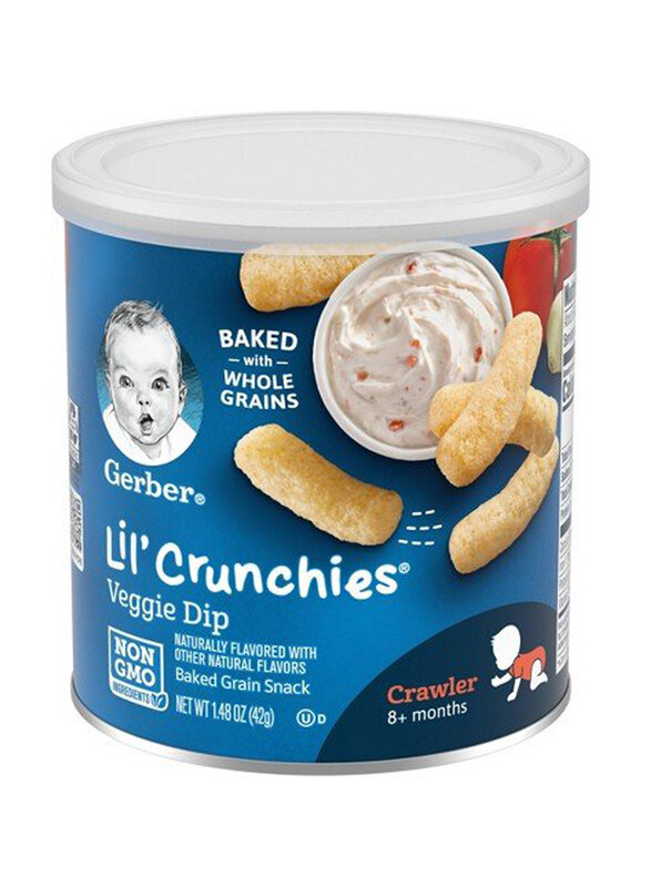 

Gerber Lil' Crunchies Veggie Dip Crawler, 42g