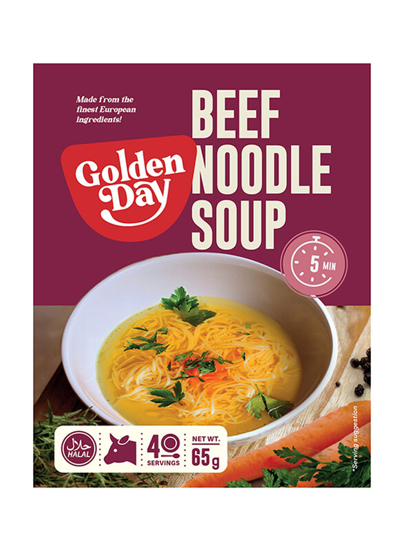

Golden Day Beef Noodle Soup, 65g