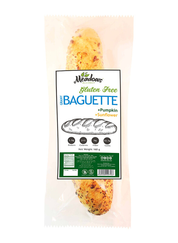 

Meadows Gluten Free French Grainy Baguette Bread, 160g