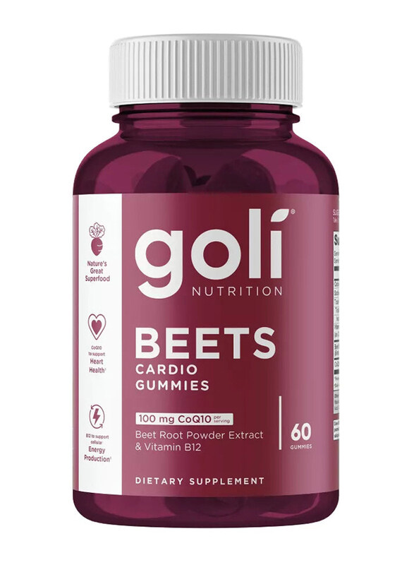 

Goli Nutrition Beets Cardio Gummies, 60 Gummies