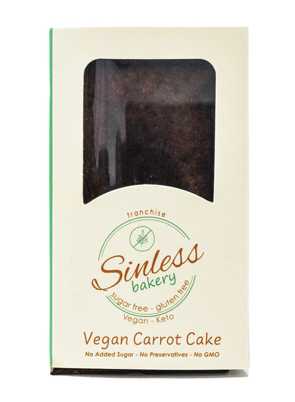 

Sinless Bakery Vegan Gluten Free Carrot Cake, 77g