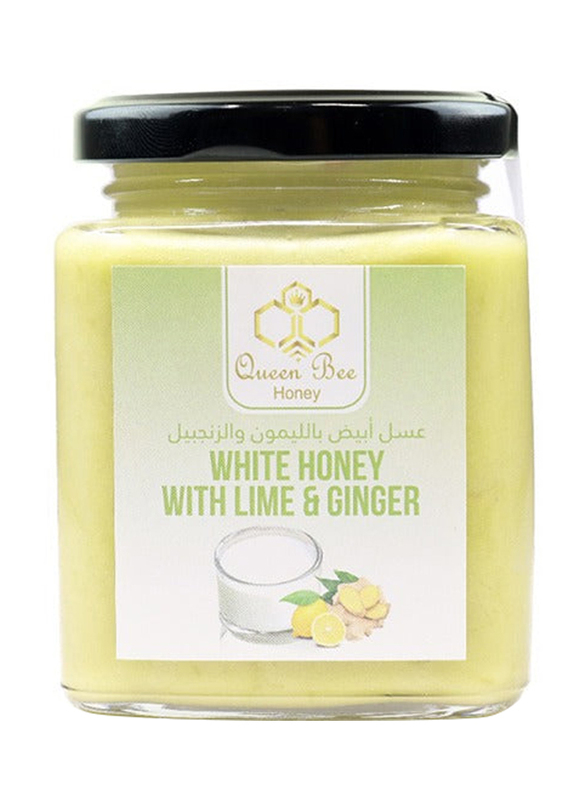 Queen Bee White Honey with Ginger and Lime, 150g