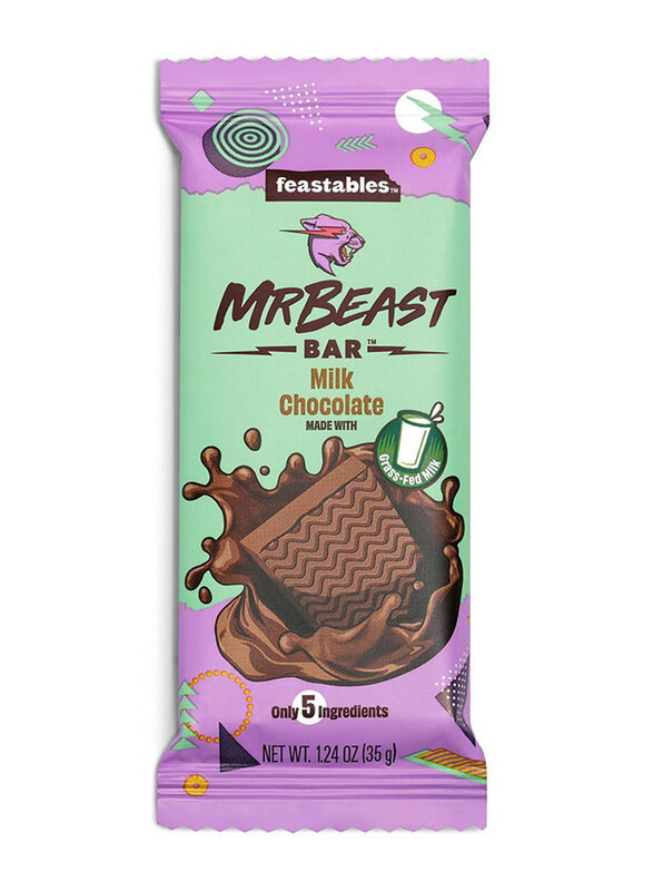 

Feastables MrBeast Milk Chocolate Bar, 35g