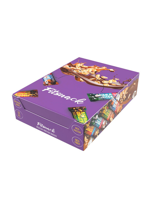 

Fitsnack Madsnack with Peanut and Raisins, 12 x 45g