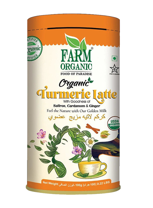 Farm Organic Gluten Free Turmeric Latte Mix, 100g