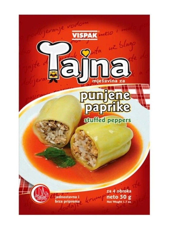 

Vispak Tajna Stuffed Peppers Seasoning, 50g