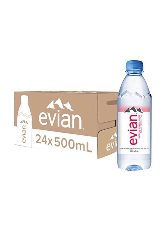 

Evian Natural Mineral Water, 24 x 500ml