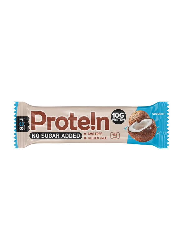 SOJ Protein Bar, 40gm, Coconut