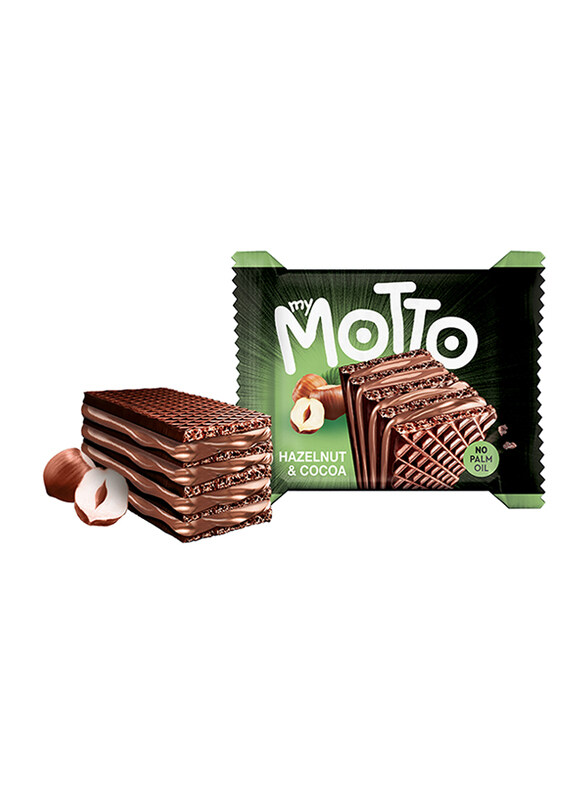 

My Motto Hazelnut & Cocoa Wafer with Hazelnut and Cocoa Cream, 34g