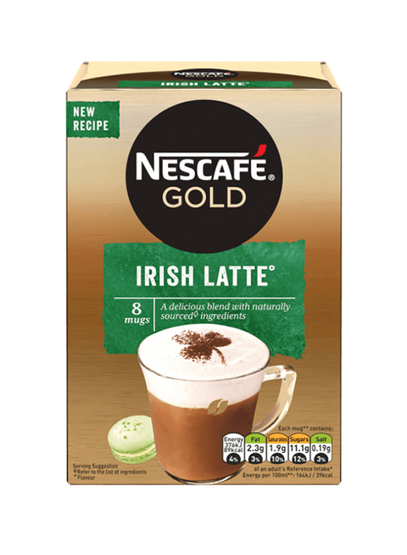 Nescafe Gold Irish Latte, 8 x 19.8g