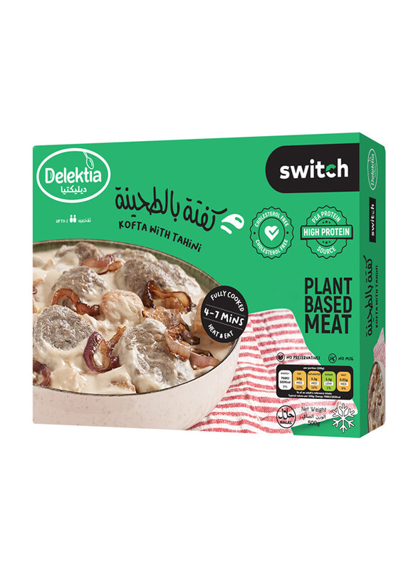 

Delektia Switch Kofta with Tahini Sauce Frozen Meal, 500g