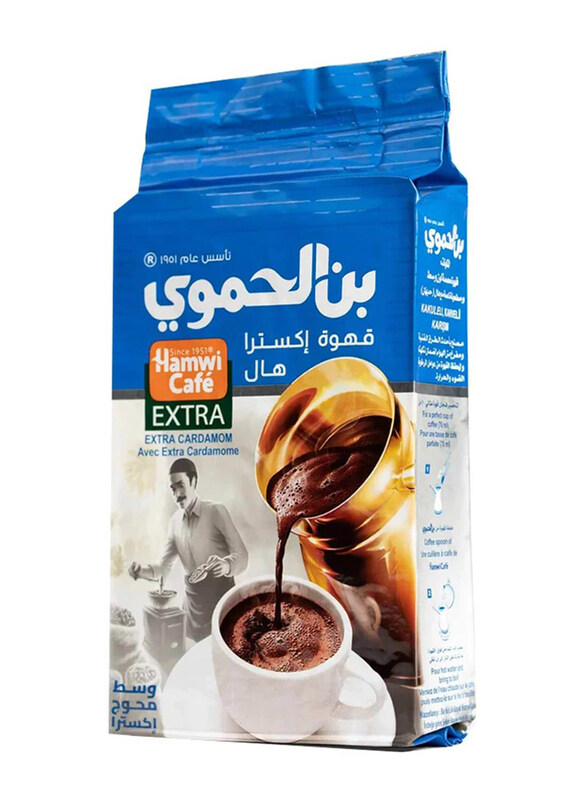 

Hamwi Cafe Classic Coffee with Extra Cardamom, 180g