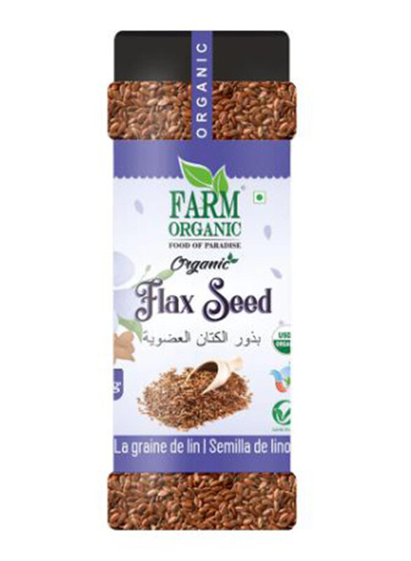 

Farm Organic Gluten Free Flax Seeds, 250g