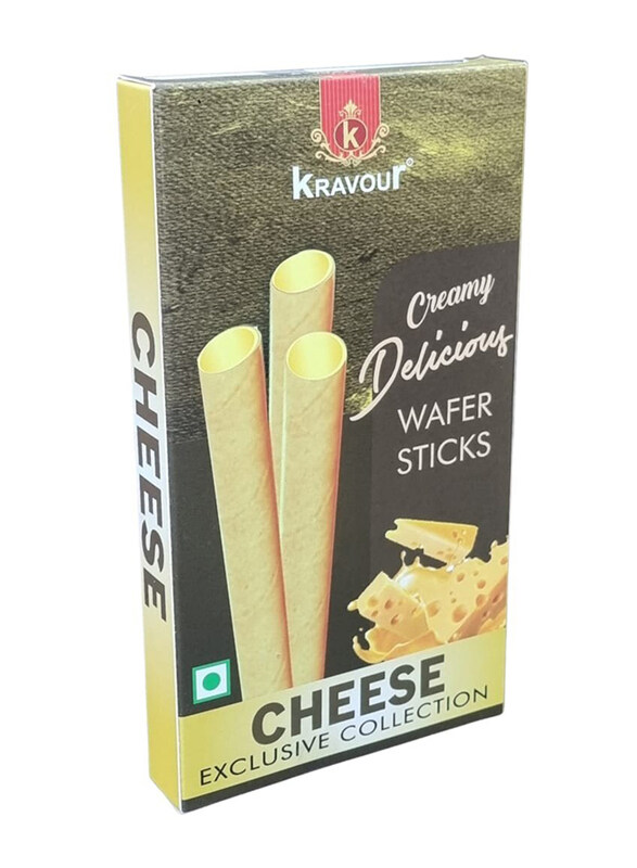 

Kravour Cheese Wafer Rolls, 75g