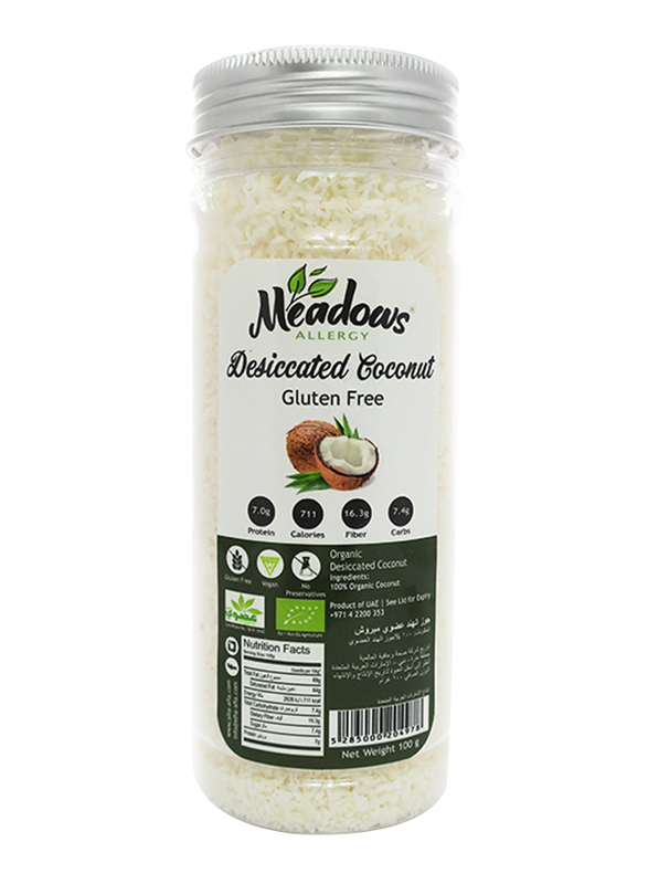 Meadows Organic Desiccated Coconut, 100g