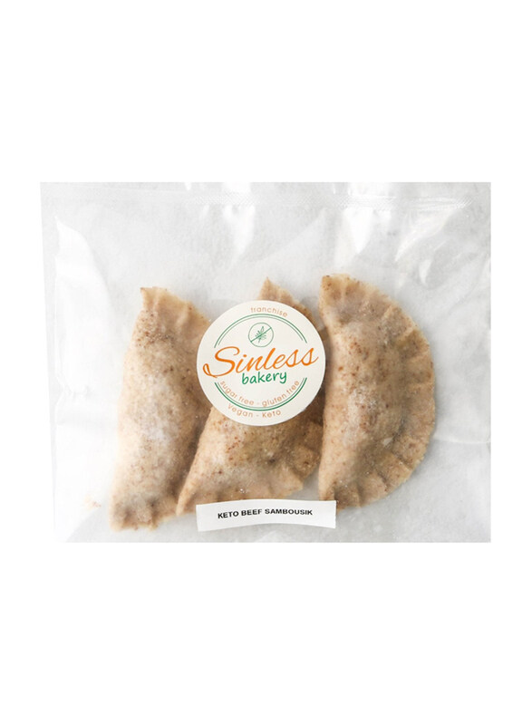 

Sinless Bakery Frozen Keto Beef Sambousik, 210g