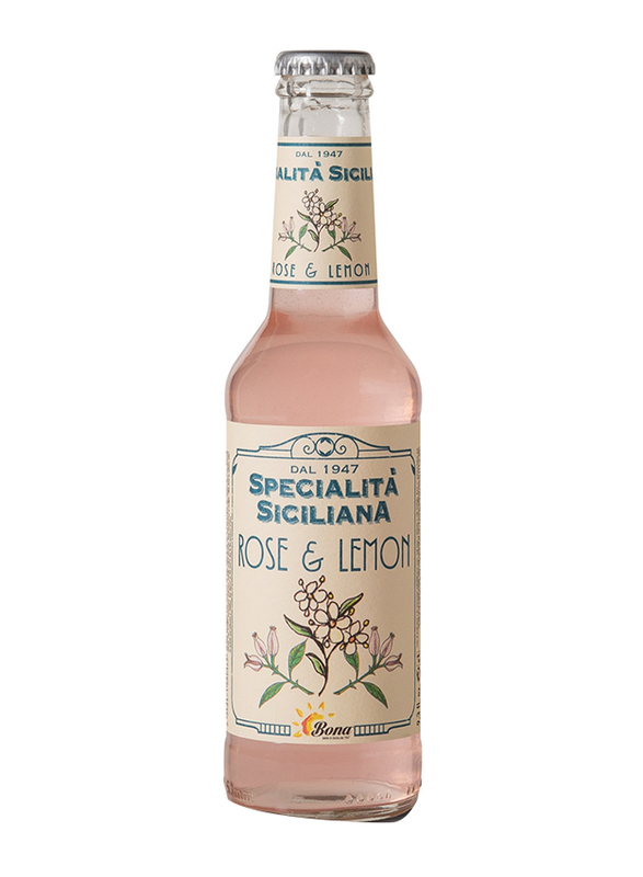 Bona Specialita Siciliana Rose & Lemon Italian Soft Drink, 275ml