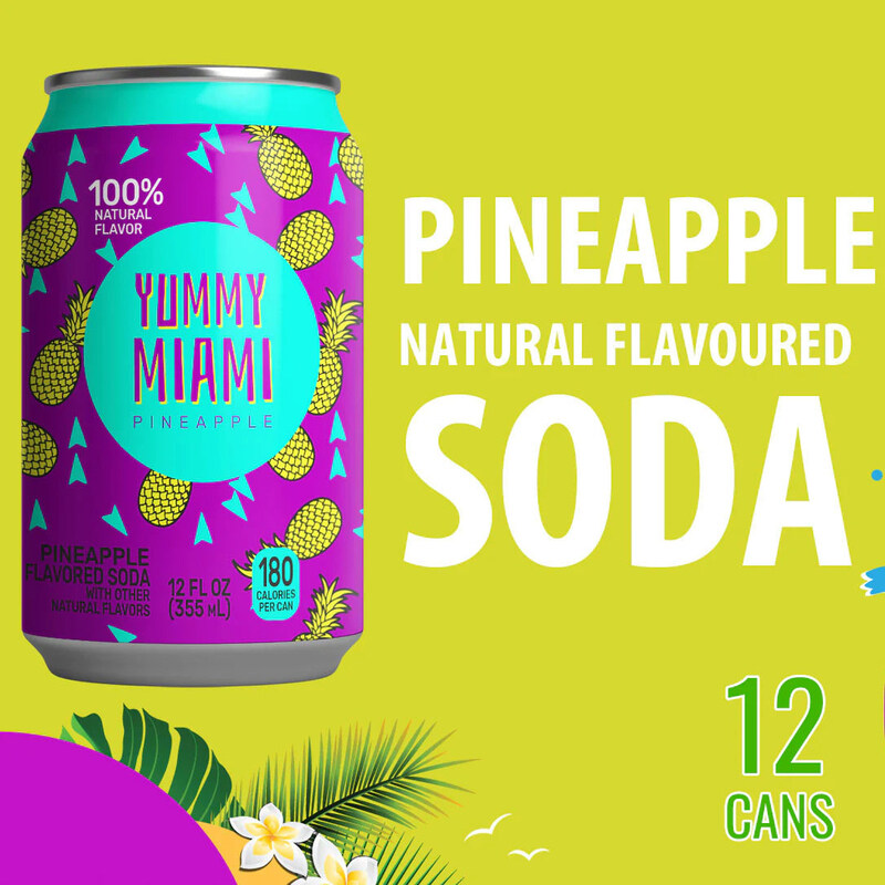 

Mountain Dew Yummy Miami Pineapple Can, 12 x 355ml