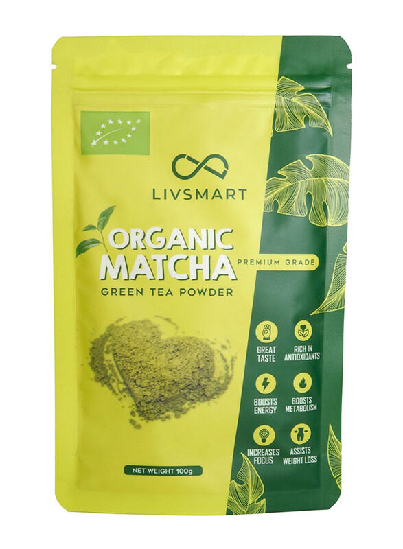 

LivSmart Organic Matcha Green Tea, 100g