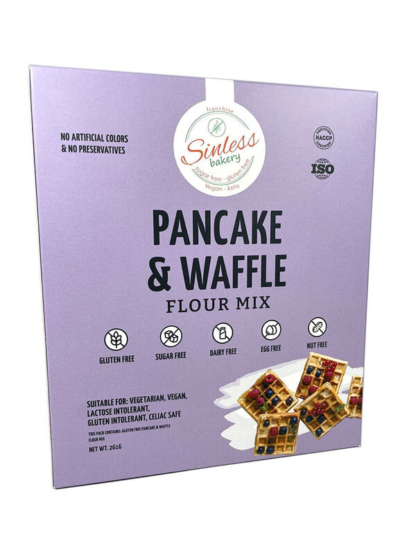 

Sinless Bakery Pancake & Waffle Flour Mix, 261g