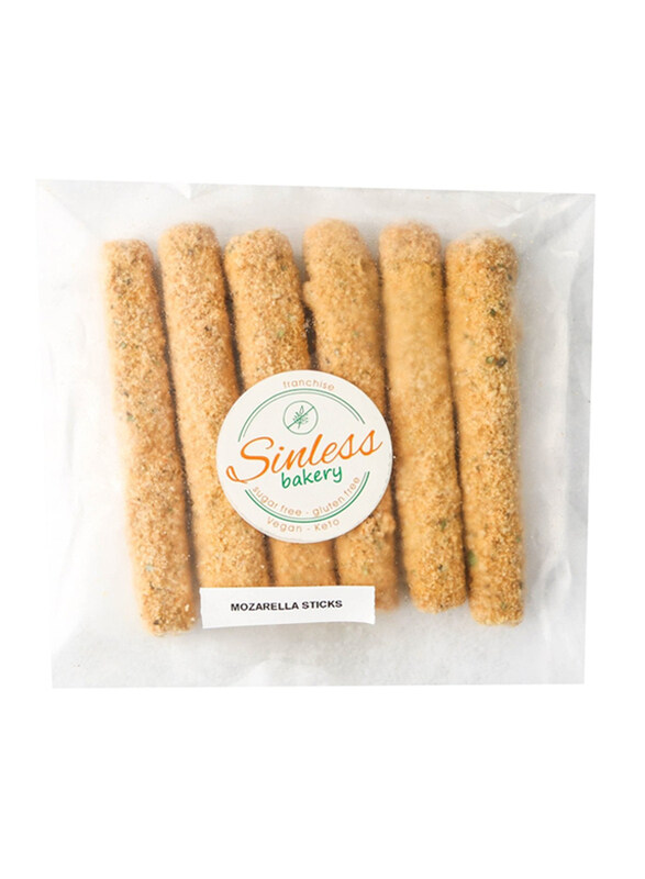 

Sinless Bakery Frozen Mozzarella Sticks, 190g