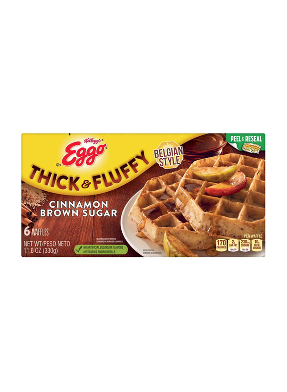 

Kellogg's Eggo Cinnamon Brown Sugar Waffles, 330g