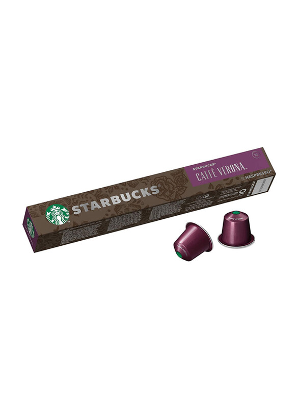 Starbucks Caffe Verona By Nespresso Coffee Pods, 10 Capsules, 55g