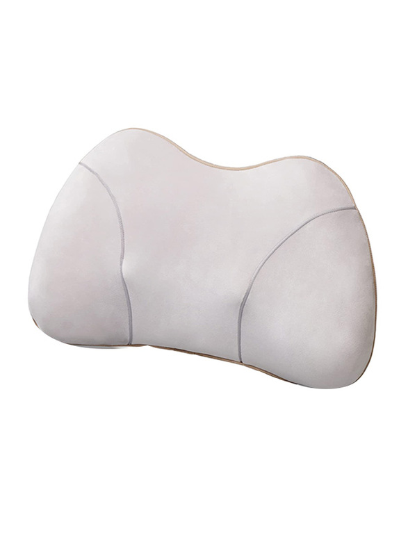 Rotai Aront Lumbar Back Neck Support Kneading Massager Pillow, Grey