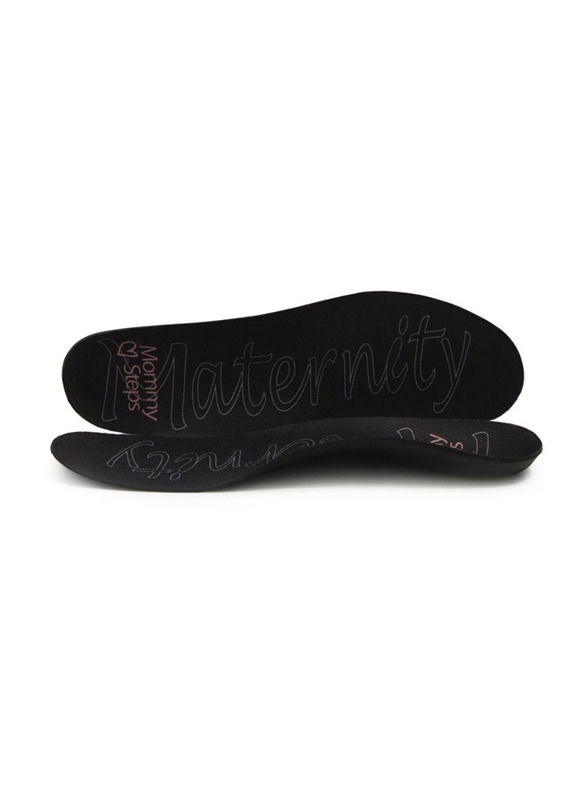 Mums & Bumps MommySteps Casual & Flats Style Maternity Insoles, Black, US 7.5-8 (EUR 38)