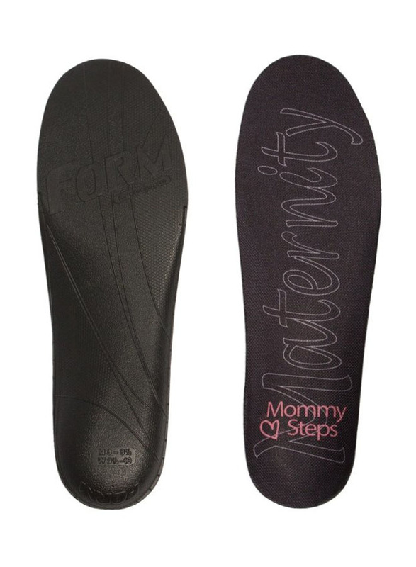 Mums & Bumps MommySteps Casual & Flats Style Maternity Insoles, Black, US 6.5-7 (EUR 37)