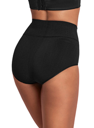 Mums & Bumps Leonisa High-Waisted Classic Smoothing Brief, Black, Extra Large