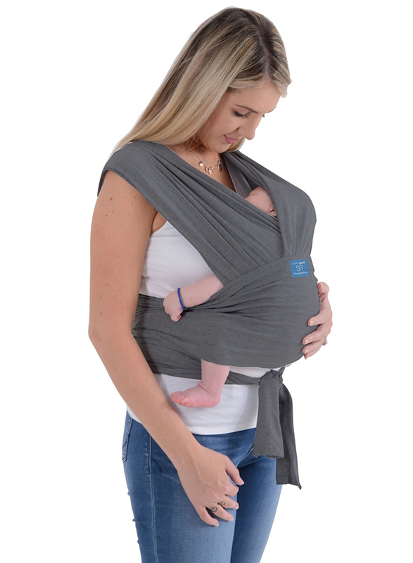 Mums & Bumps Dreamgenii SnuggleRoo Baby Carrier, Charcoal