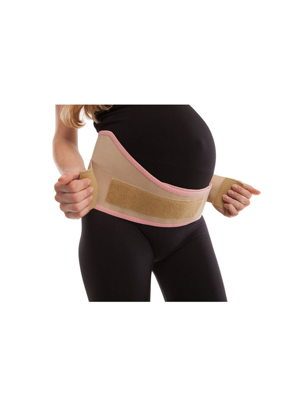 Mums & Bumps Gabrialla Maternity Belt for Active Mom, Beige, Small
