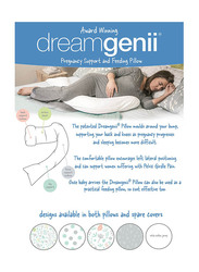 Mums & Bumps Dreamgenii Pregnancy, Support & Feeding Pillow, White